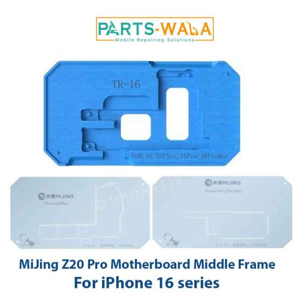 MiJing Z20 Pro Motherboard Middle Frame Soldering Stencil Platform For iPhone 16 series