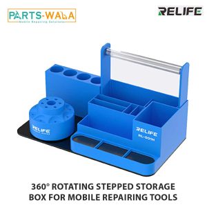 Relife RL-001H 360° Rotating Stepped Storage Box For Mobile Repairing Tools