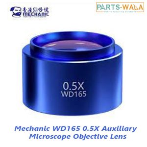 Mechanic WD165 0.5X Auxiliary Objective Lens for Trinocular Mobile Repairing Microscope