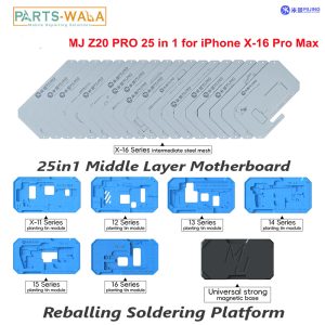 MiJing Z20 Pro 25in1 Middle Layer Motherboard Reballing Soldering Platform For iPhone 11 12 13 14 15 16 Pro Max