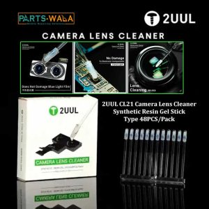 2UUL CL21 Camera Lens Cleaner Synthetic Resin Gel Stick Type 48PCS/Pack