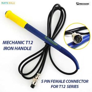 MECHANIC T12 Pro Replacement Iron Handle with DIN 5 Pin Female Connector for T12 Pro Station Tool