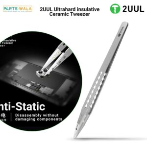 2uul TW31 Ultrahard Insulative Ceramic Tweezer for Motherboard Precision Repair
