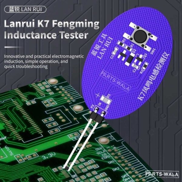 Lanrui K7 Fengming Inductance Tester for Quick Fault Detection Failure Checking electronic motherboards Coil Tester Repair tools