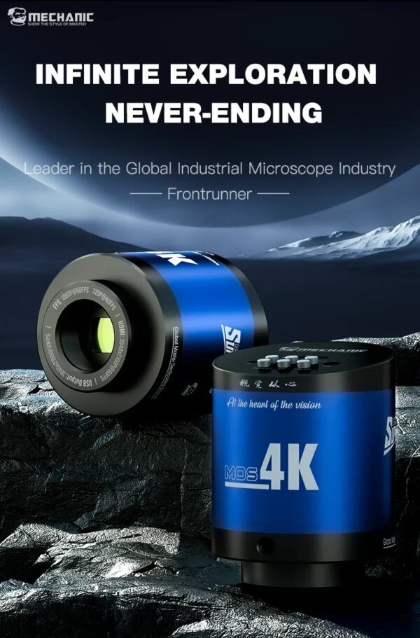 MECHANIC MOS4K High Quality Microscope Camera With imported Sensor 1080P HDMI - Image 2